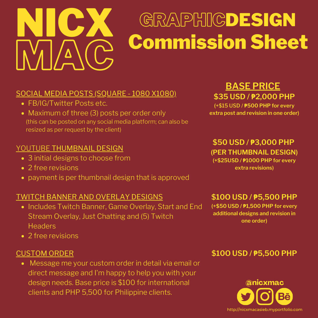 Graphic Design Rates